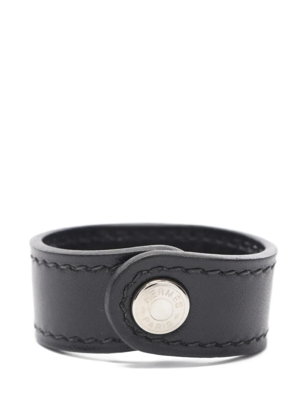 Hermès Pre-Owned 2005 leather chain glove holder | Black | Image 1