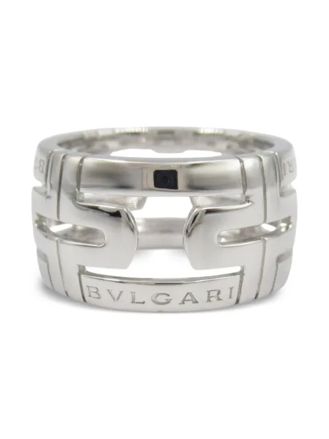 Bvlgari Pre-Owned 18K white gold Parentesi ring
