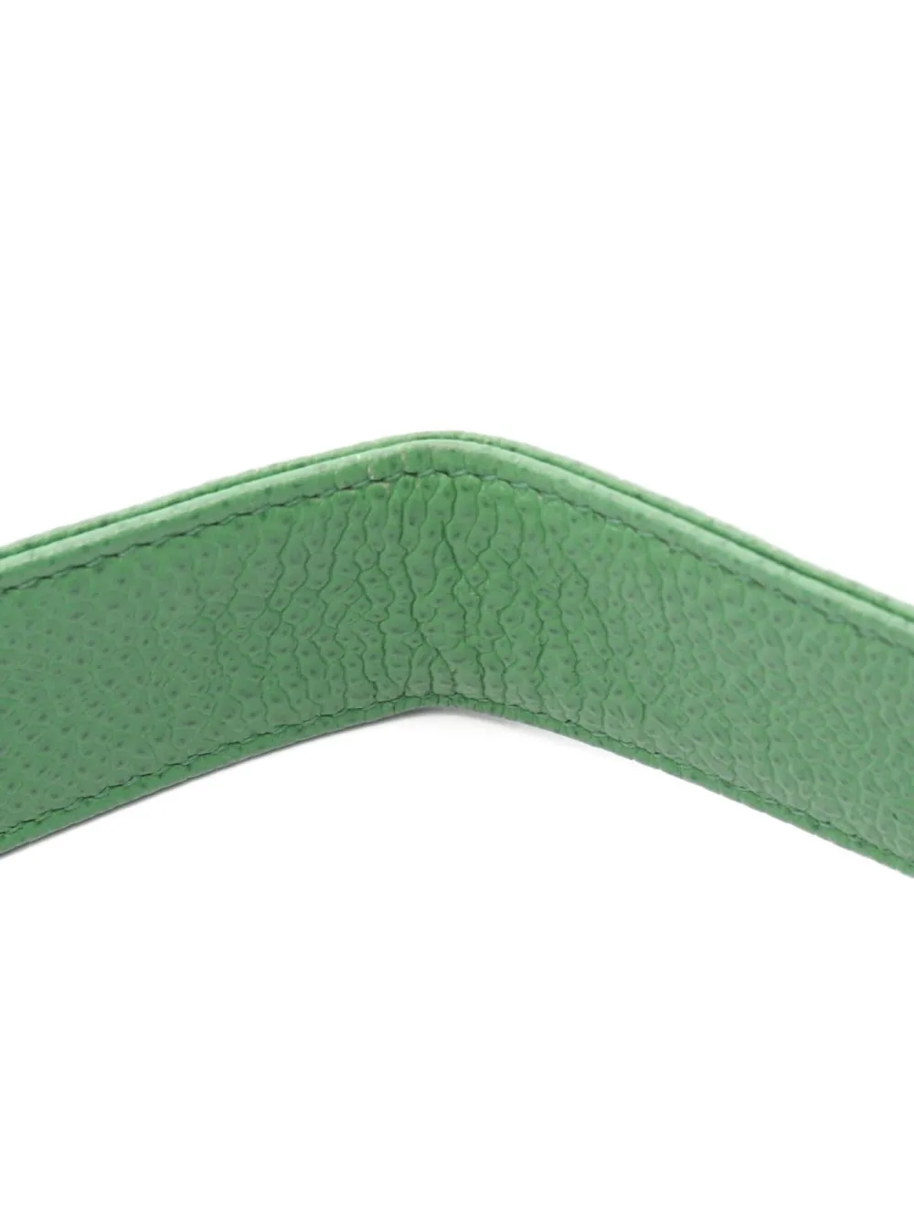 Pre-owned Chanel 1994 Coco Mark Shoulder Bag In Green