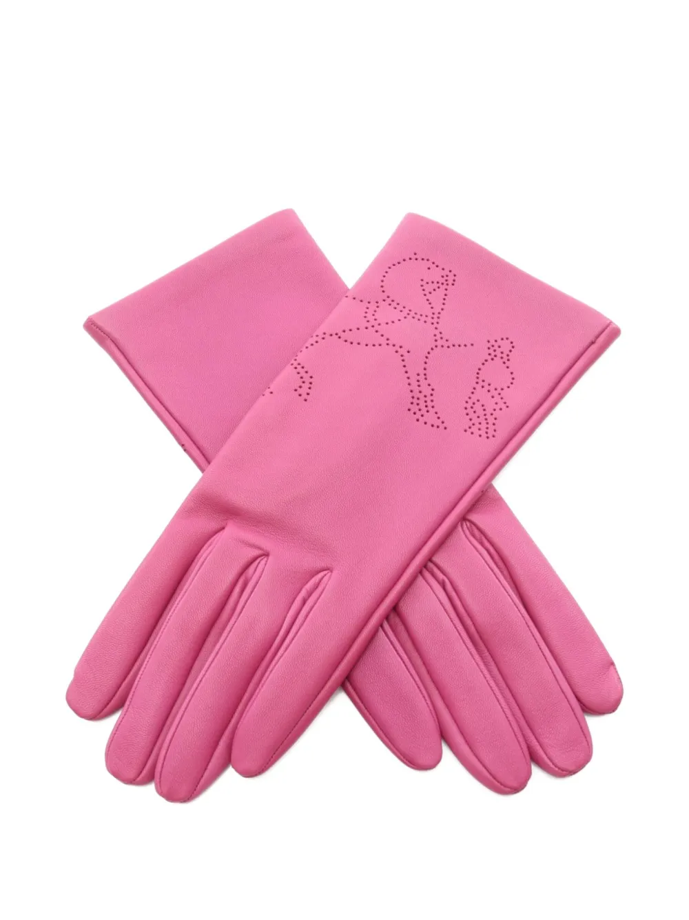 Hermès Pre-Owned 2010s leather gloves | Pink | Image 1