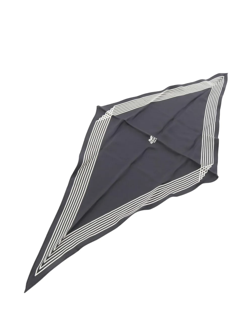 Hermès Pre-Owned 2010s Losange MM scarf | Black | Image 1
