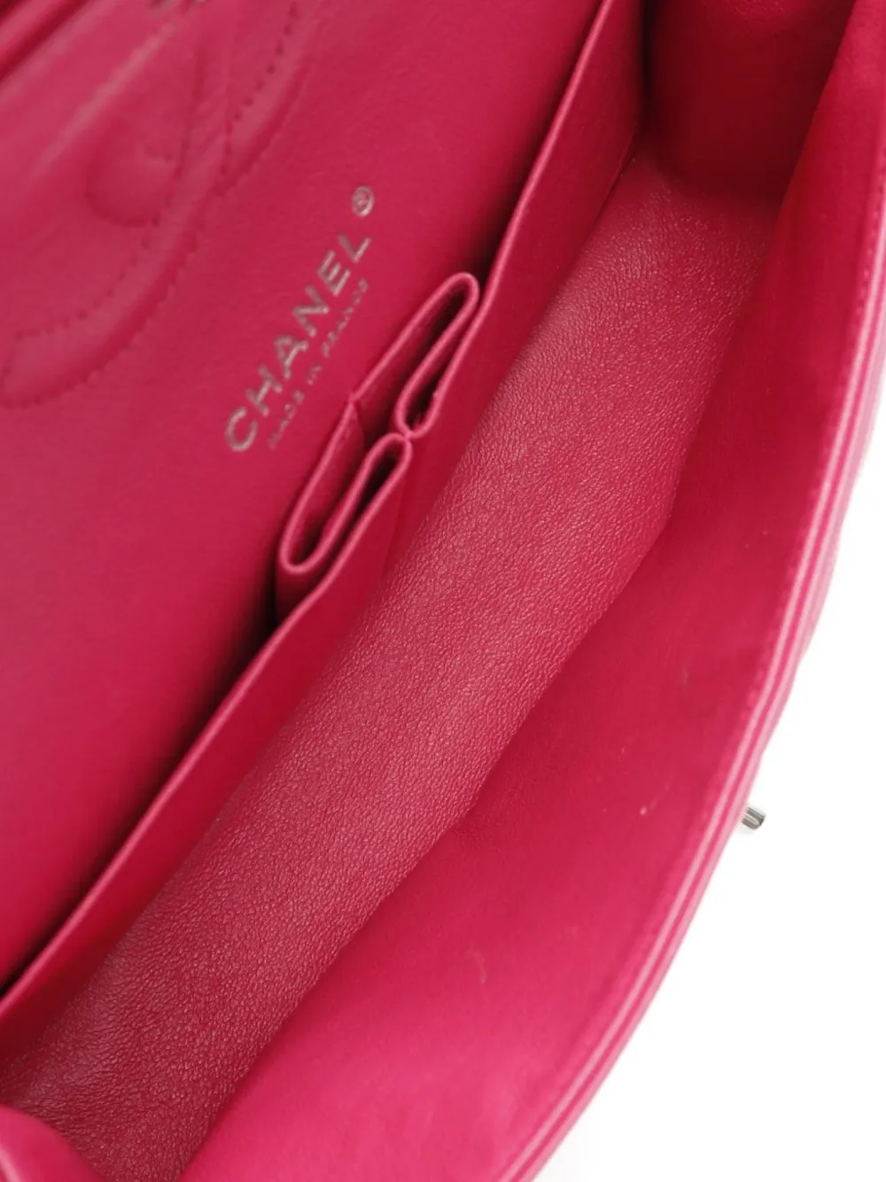 Pre-owned Chanel 2014 Classic Flap Shoulder Bag In Pink