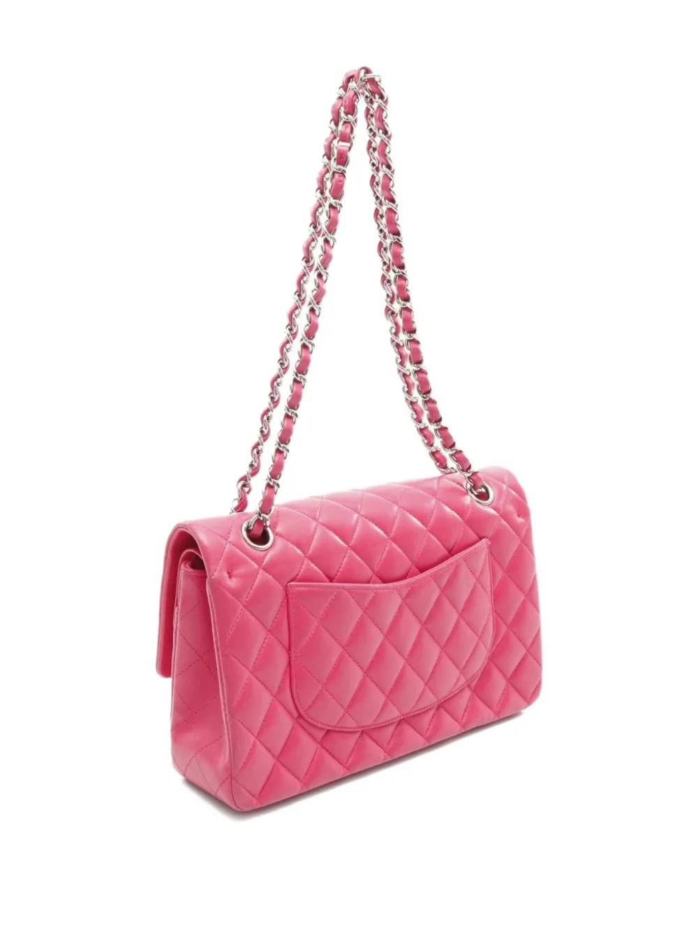 Pre-owned Chanel 2014 Classic Flap Shoulder Bag In Pink