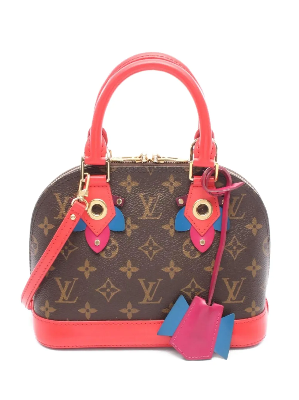 Louis Vuitton Pre-Owned 2015 Monogram Totem Alma BB handbag - ブラウン Louis Vuitton Pre-Owned 2015 Monogram Totem Alma BB handbag - ブラウン