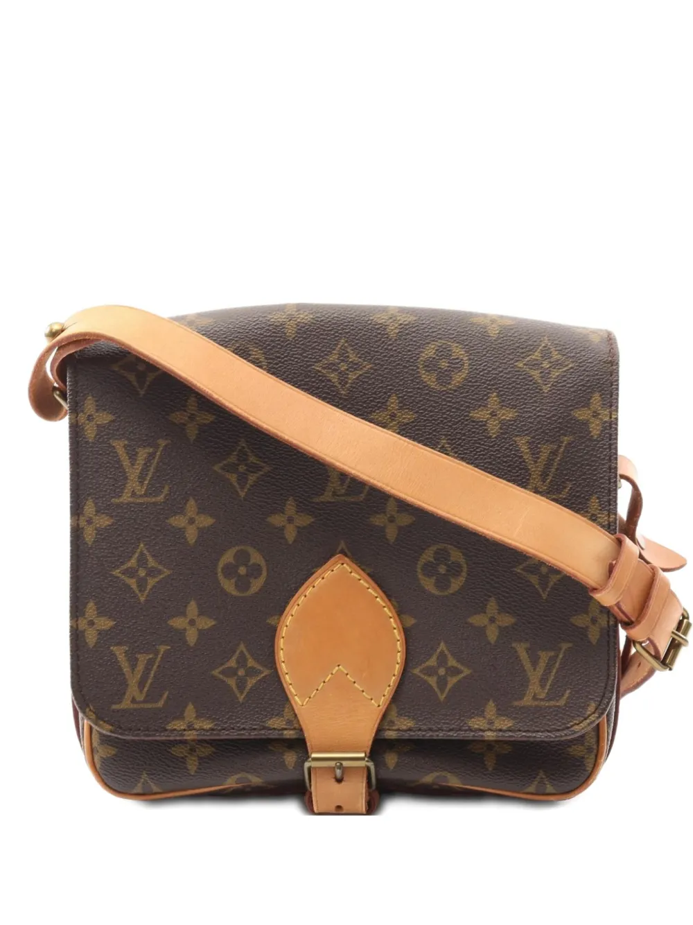 Louis Vuitton Pre-Owned 1996 カルトシエ MM ショルダーバッグ - ブラウン Louis Vuitton Pre-Owned 1996 カルトシエ MM ショルダーバッグ - ブラウン