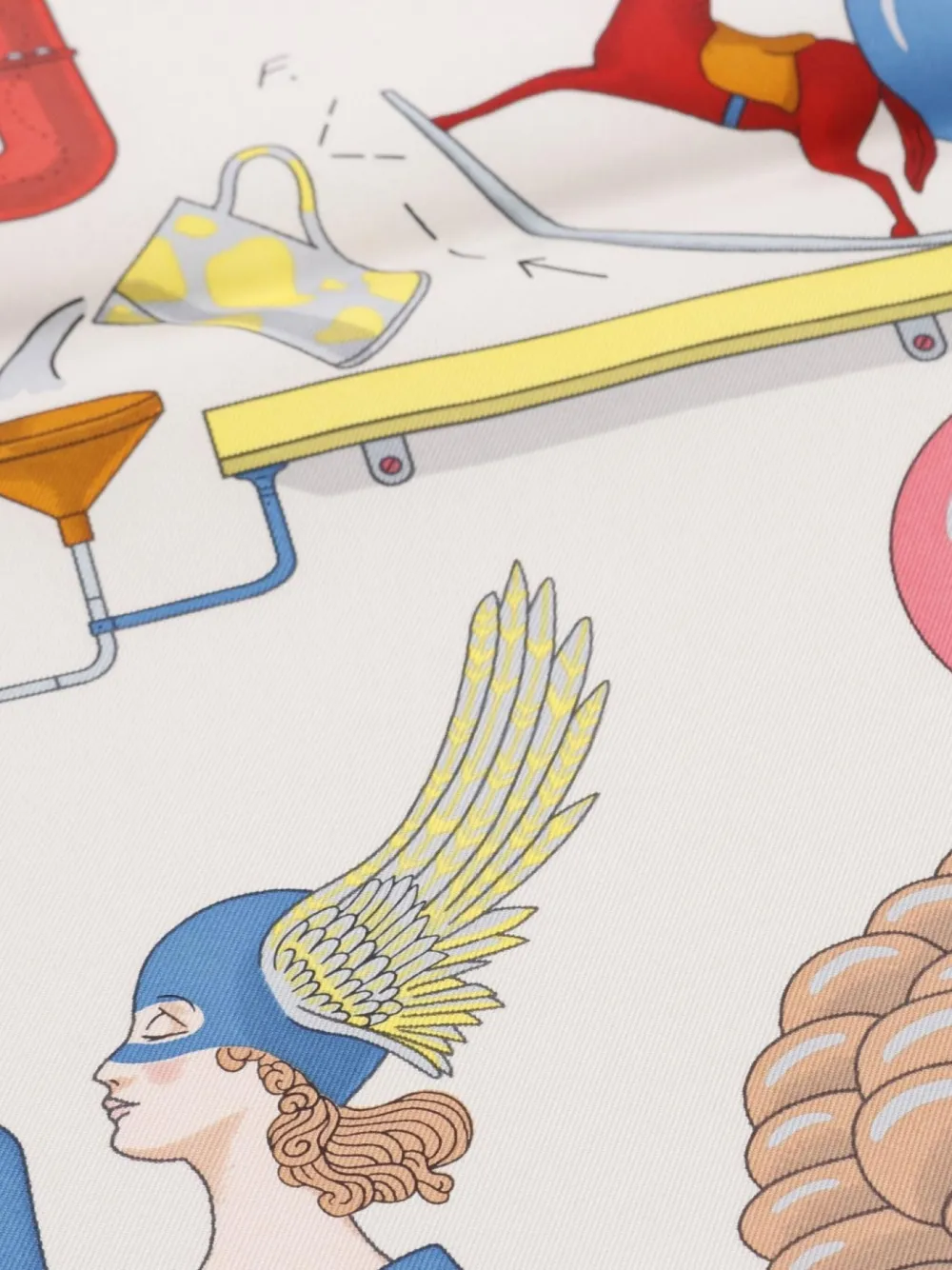 Hermès Pre-Owned 2020s Tea for Two silk scarf | Image 2