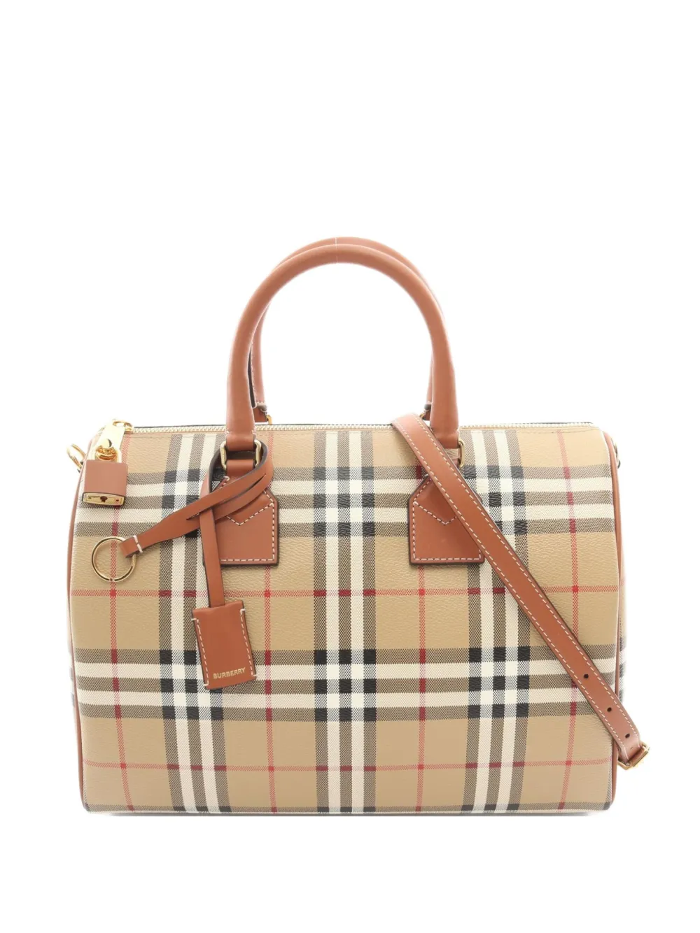 Vintage Check leather handbag