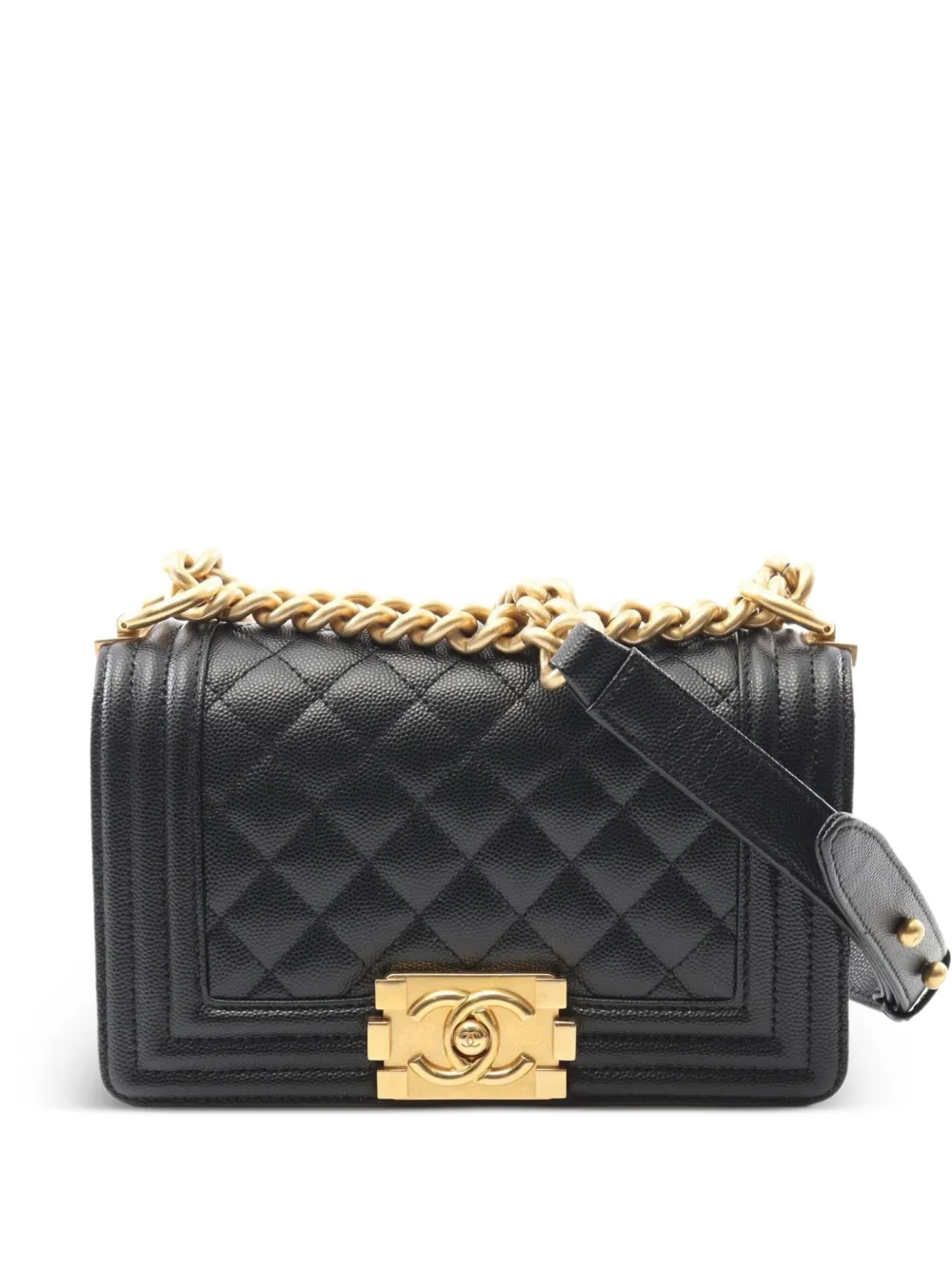 CHANEL Pre-Owned 2021 ボーイ ショルダーバッグ - ブラック CHANEL Pre-Owned 2021 ボーイ ショルダーバッグ - ブラック