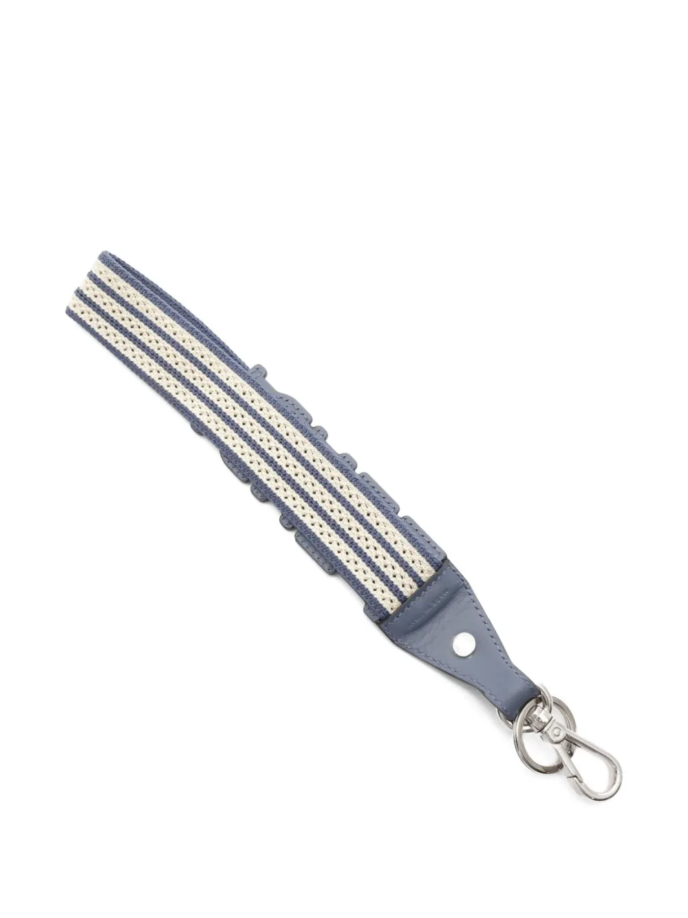 Pre-owned Fendi 2010s Leather Hand Strap In Blue