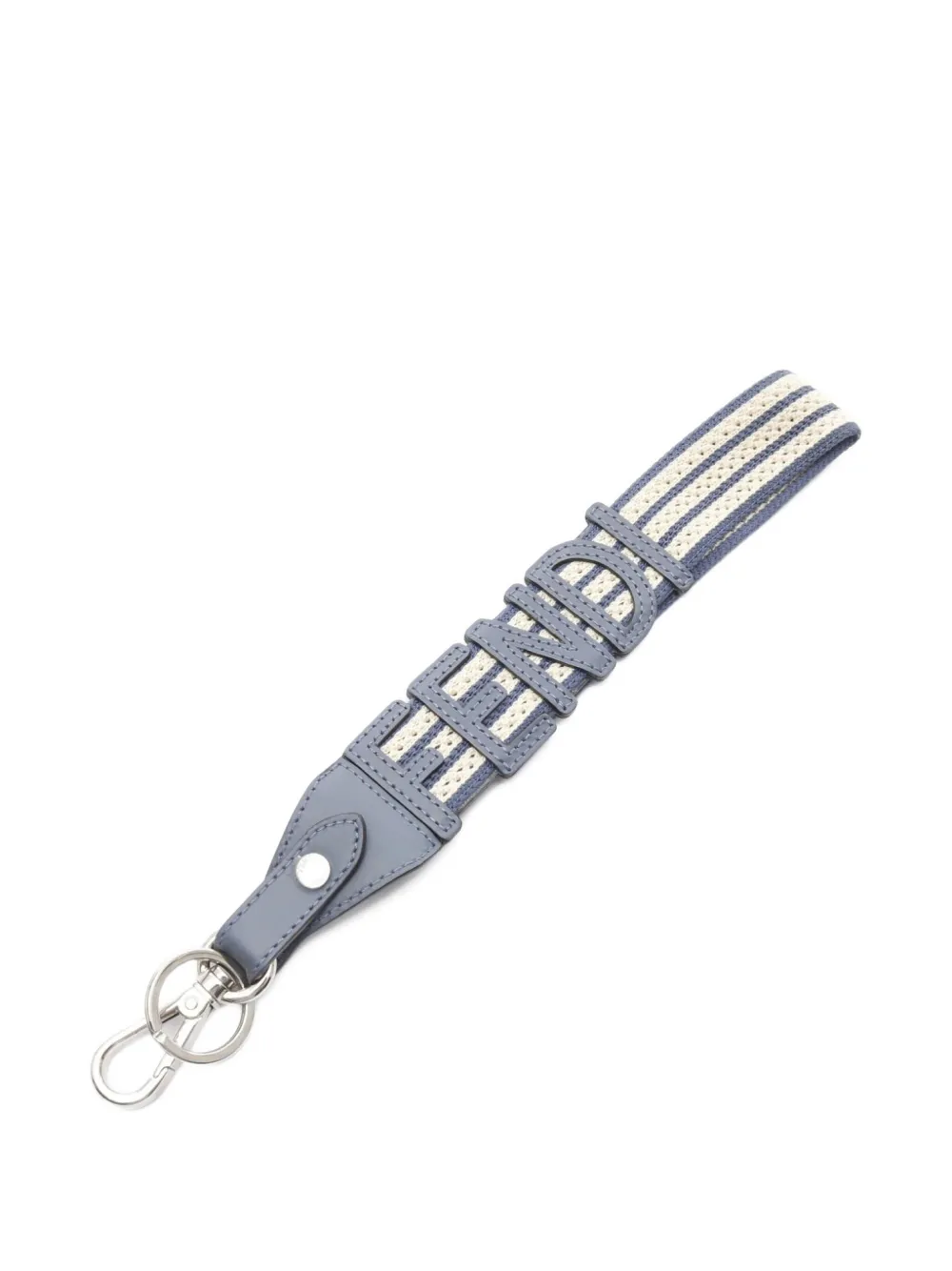 Pre-owned Fendi 2010s Leather Hand Strap In Blue