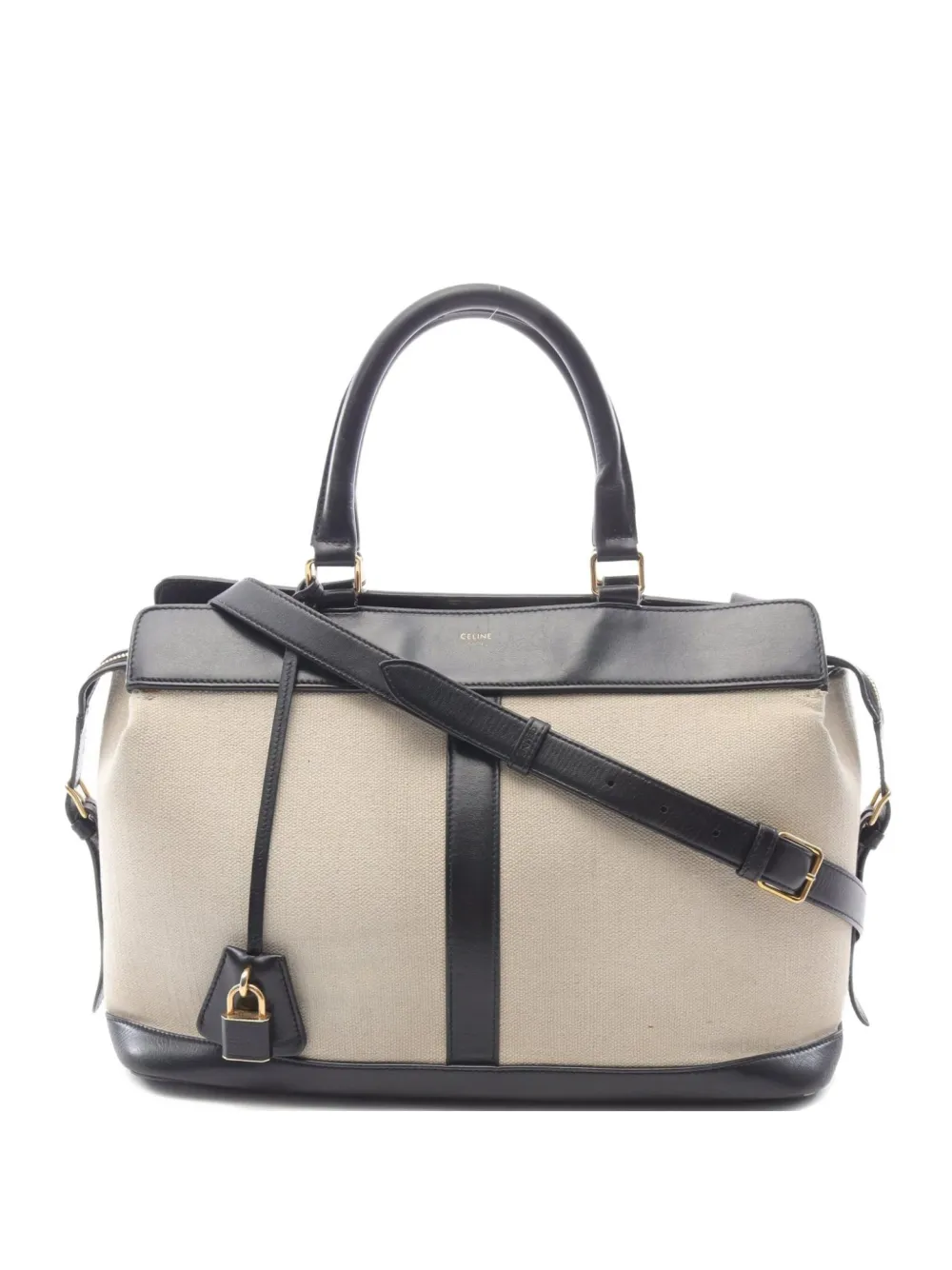 Céline Pre-Owned 2000s Hippopotamus de France ハンドバッグ M - ニュートラル Céline Pre-Owned 2000s Hippopotamus de France ハンドバッグ M - ニュートラル