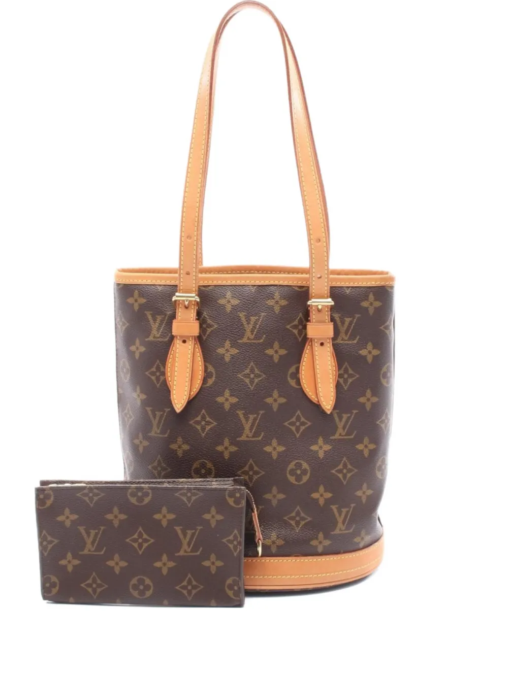 Louis Vuitton Pre-Owned 2000s バケット PM ショルダーバッグ - ブラウン Louis Vuitton Pre-Owned 2000s バケット PM ショルダーバッグ - ブラウン