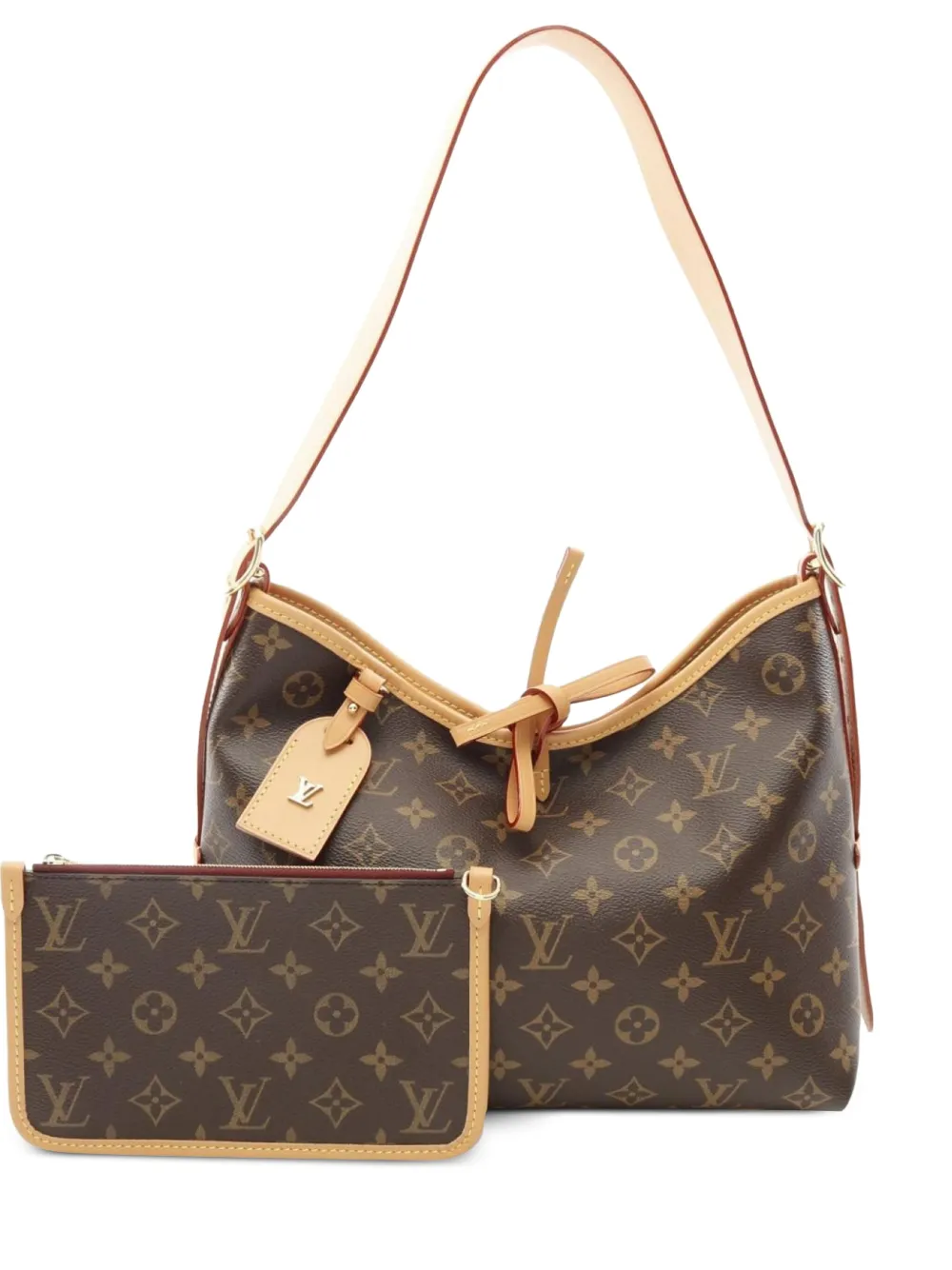 Louis Vuitton Pre-Owned 2010s キャリーオール PM ショルダーバッグ - ブラウン Louis Vuitton Pre-Owned 2010s キャリーオール PM ショルダーバッグ - ブラウン