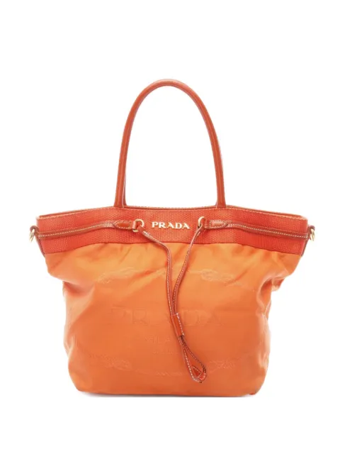 Prada Pre-Owned 2000s jacquard nylon handbag