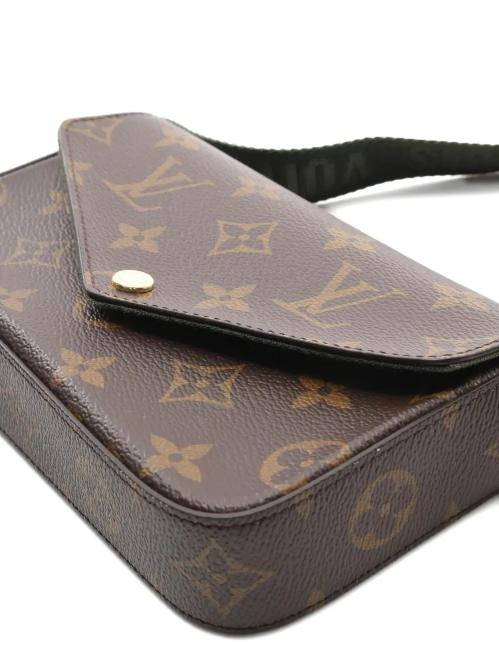 Pre-owned Louis Vuitton 2021 Félicie Pochette Shoulder Bag In Brown