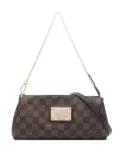 Louis Vuitton Pre-Owned 2010 Eva Damier Ebène-canvas shoulder bag - Brown