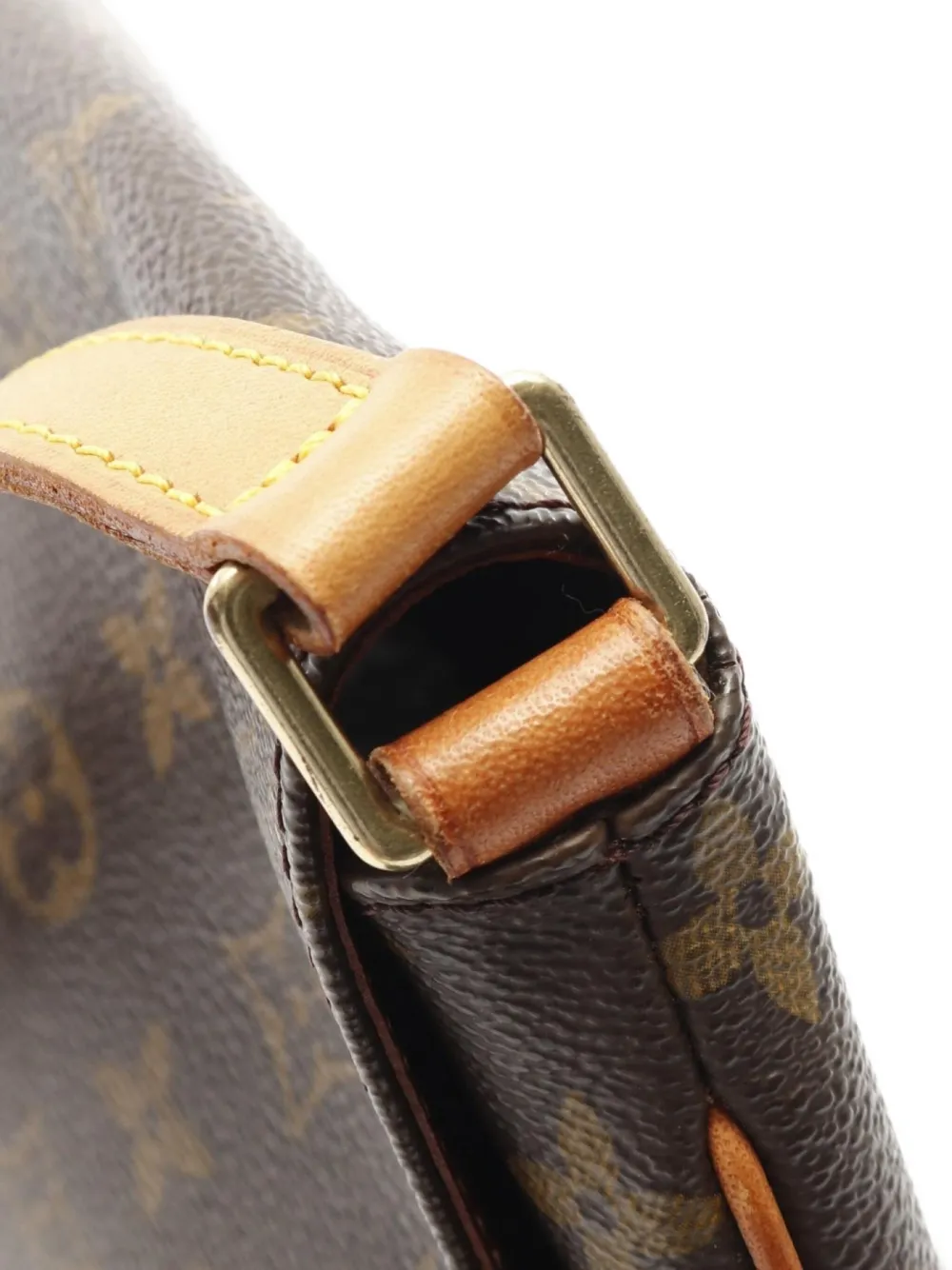 Pre-owned Louis Vuitton 2001 Musette Salsa Shoulder Bag In Brown