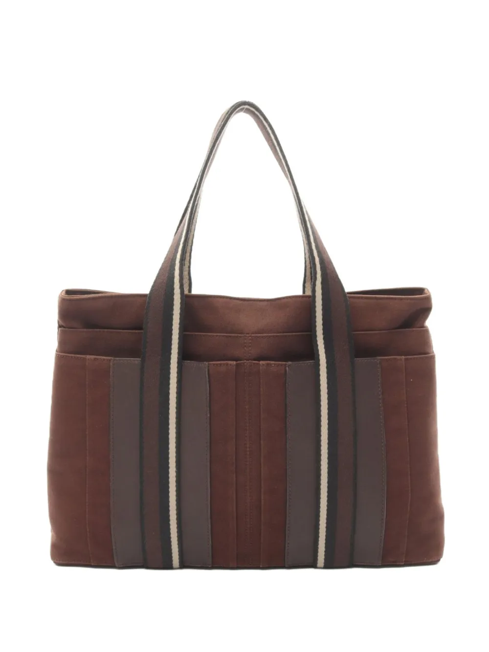 Hermès Pre-Owned 2000s Troca MM leather handbag - ブラウン Hermès Pre-Owned 2000s Troca MM leather handbag - ブラウン