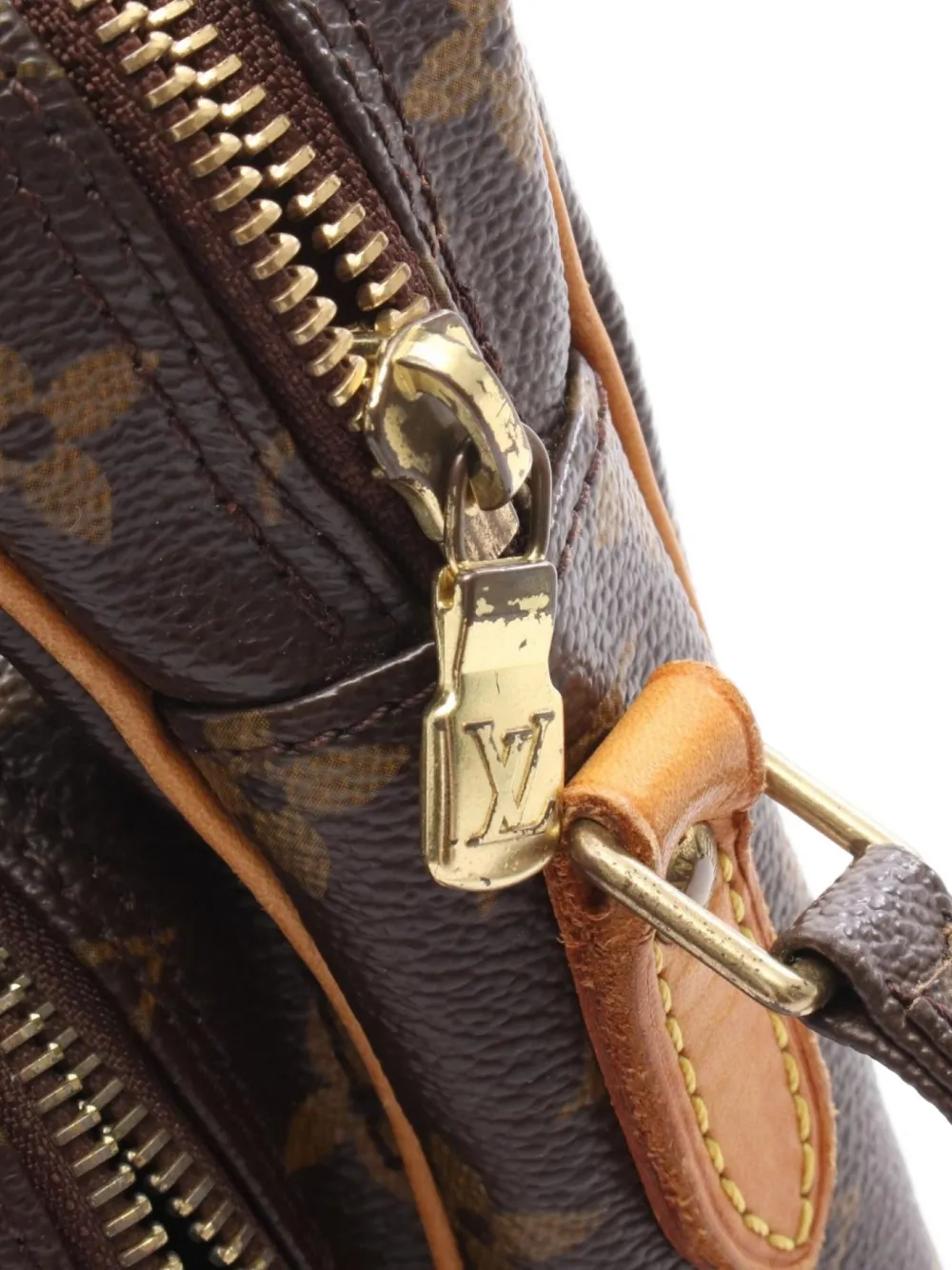 Pre-owned Louis Vuitton 2005 Amazon Shoulder Bag In Brown