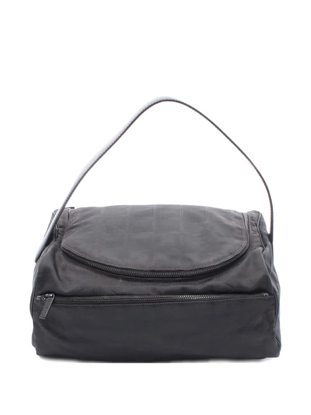 CHANEL Pre-Owned 2000-2002 ニュー トラベルライン ハンドバッグ - ブラック CHANEL Pre-Owned 2000-2002 ニュー トラベルライン ハンドバッグ - ブラック