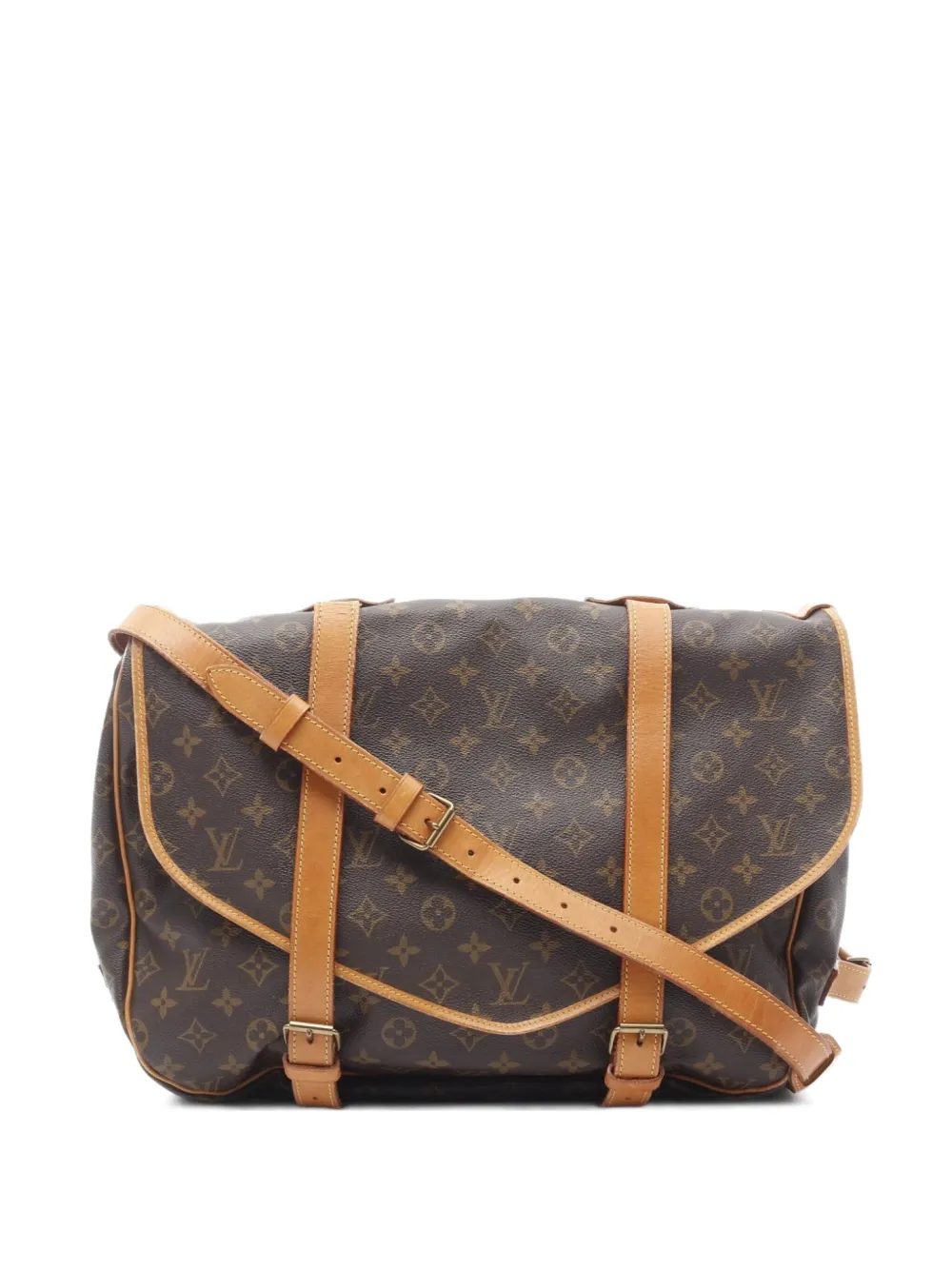 Louis Vuitton Pre-Owned 1988 Saumur 43 shoulder bag - ブラウン Louis Vuitton Pre-Owned 1988 Saumur 43 shoulder bag - ブラウン