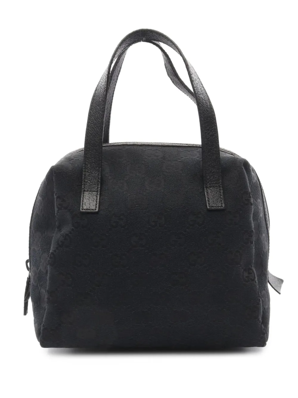 Gucci Pre-Owned 2000s GGキャンバス ハンドバッグ - ブラック Gucci Pre-Owned 2000s GGキャンバス ハンドバッグ - ブラック
