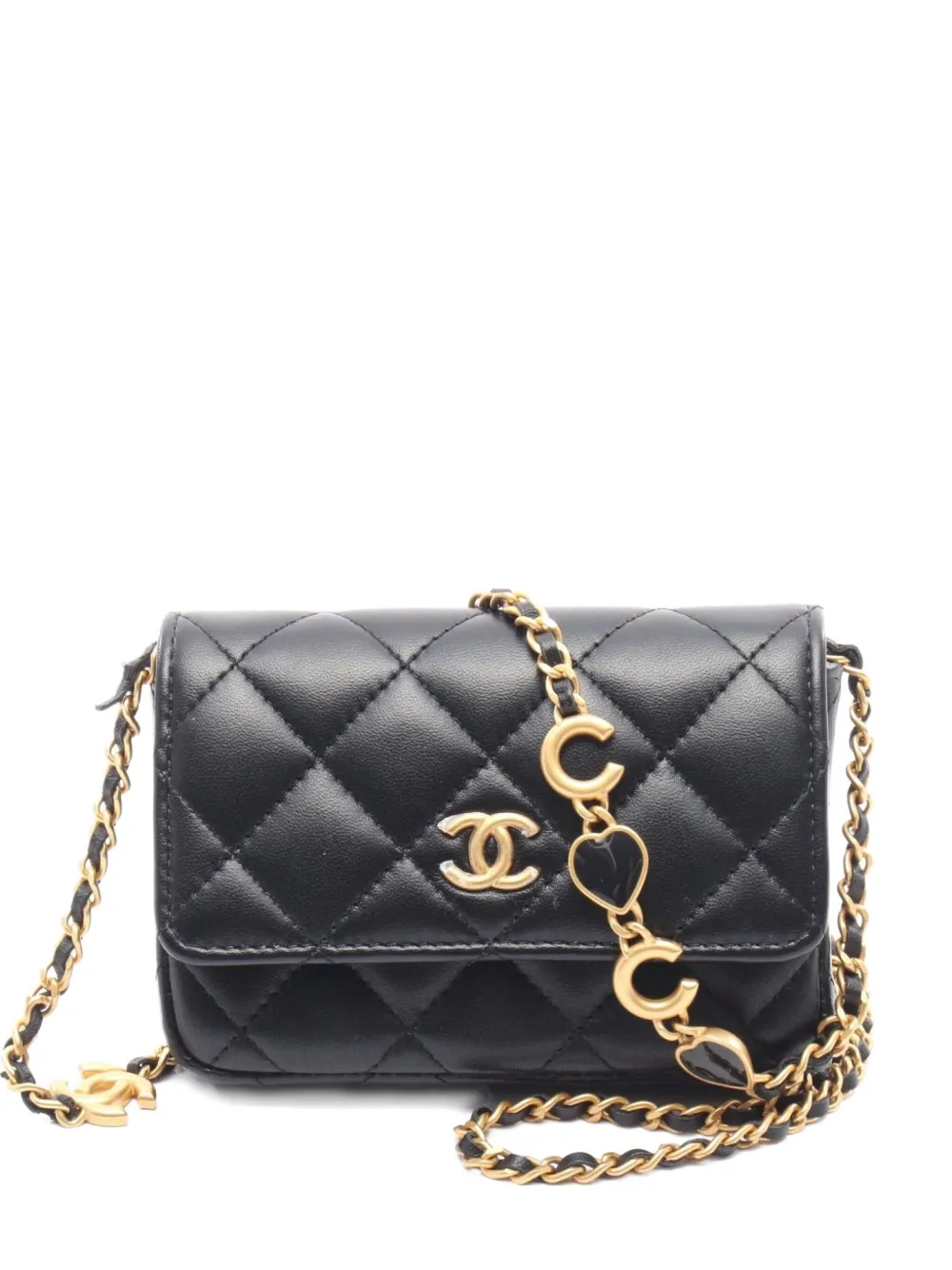 2021 matelassé chain-link wallet