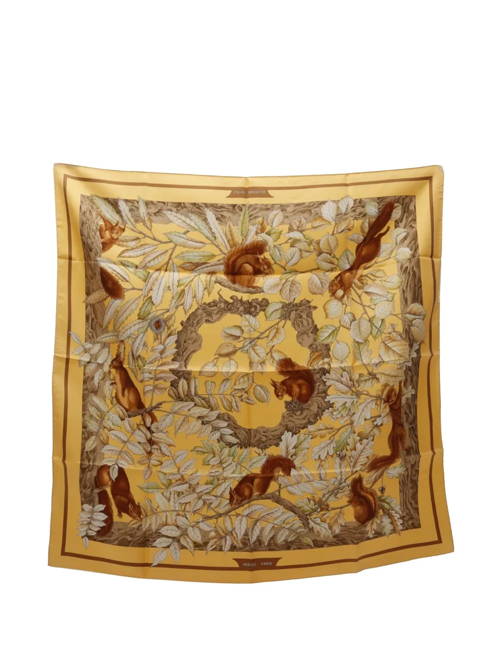2010s CASSE NOISETTE silk scarf