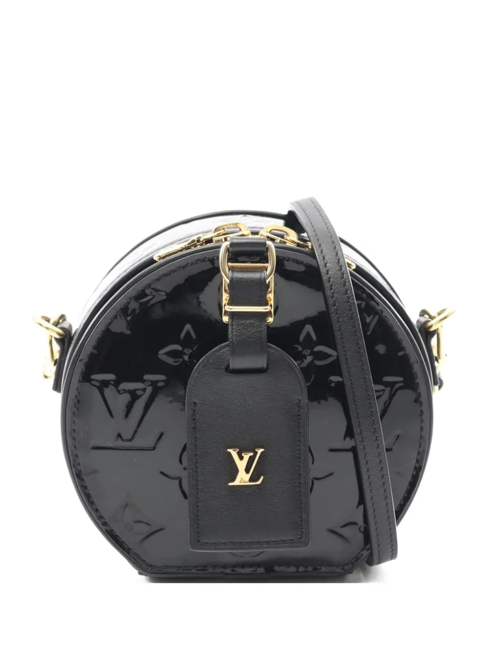 Louis Vuitton Pre-Owned 2021 ボワット シャポーショルダーバッグ ミニ - ブラック Louis Vuitton Pre-Owned 2021 ボワット シャポーショルダーバッグ ミニ - ブラック