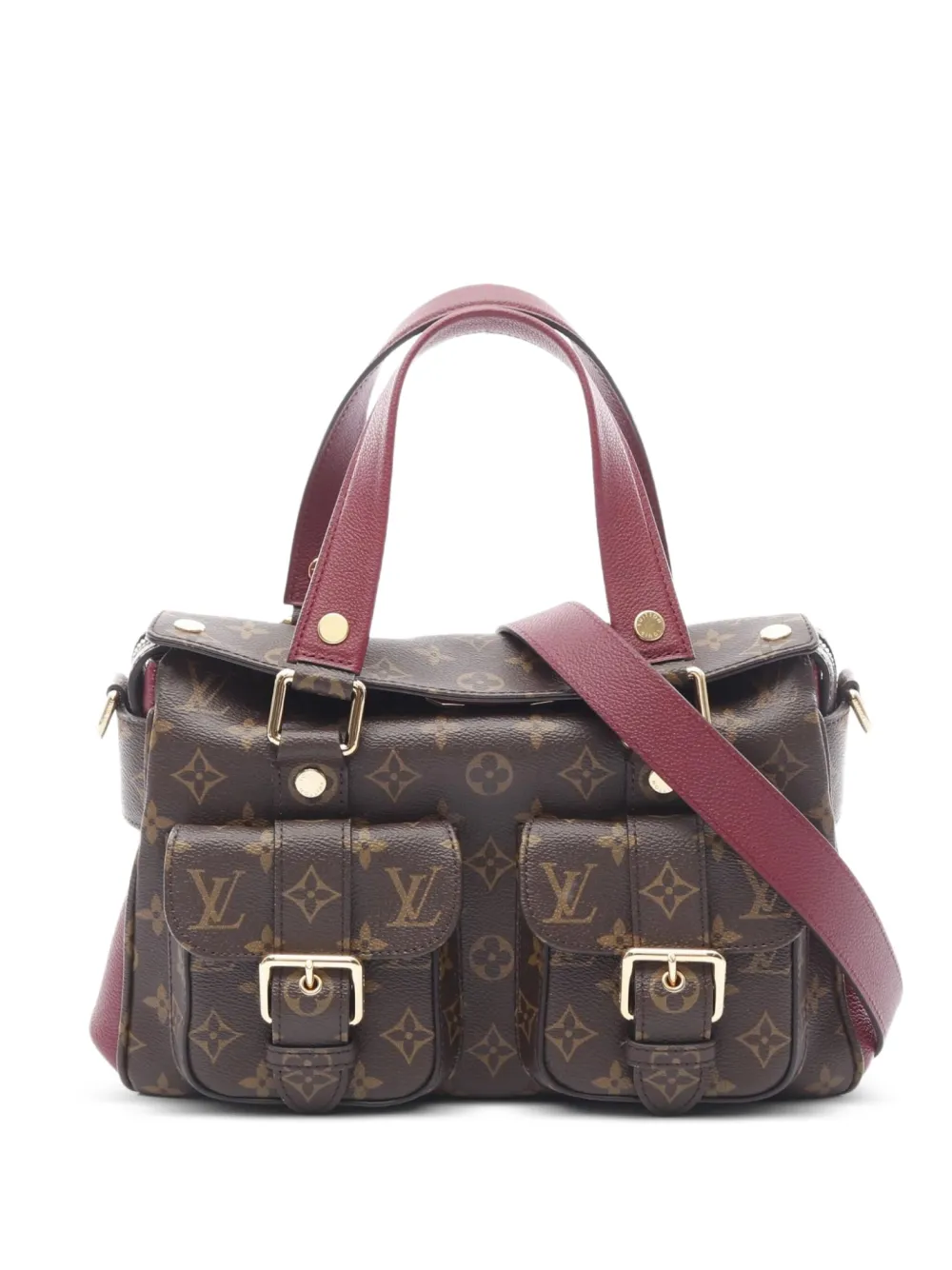 Louis Vuitton Pre-Owned 2017 Manhattan monogram handbag | Brown | Image 1