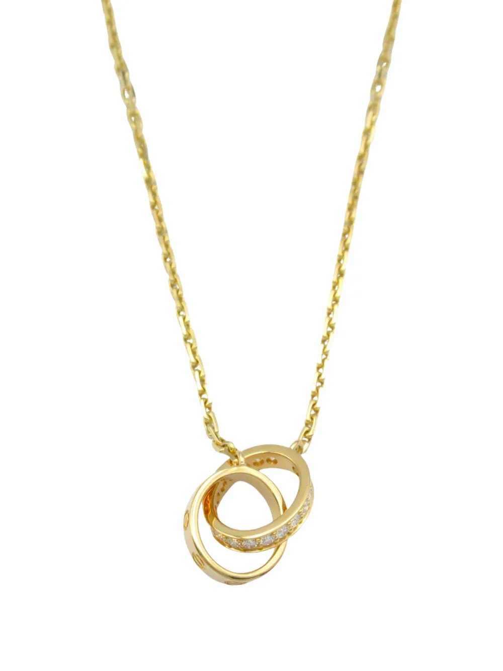 Cartier ダイヤモンド ネックレス 18Kイエローゴールド - ゴールドトーン Cartier ダイヤモンド ネックレス 18Kイエローゴールド - ゴールドトーン