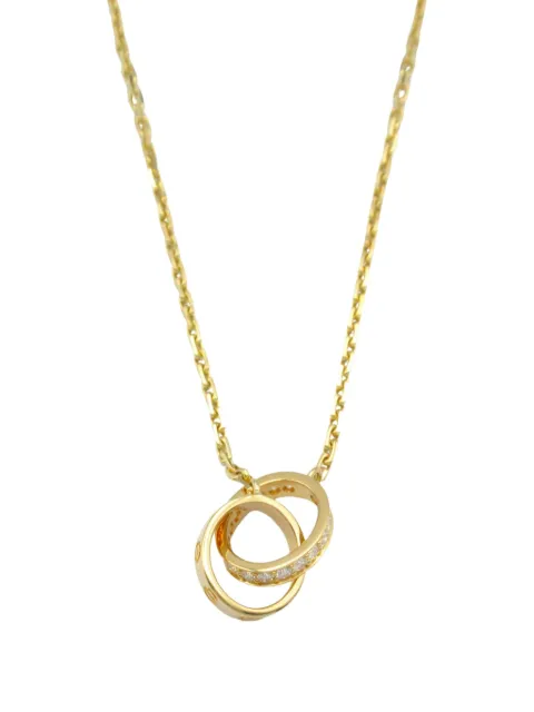 Cartier collar en oro amarillo de 18kt con diamantes