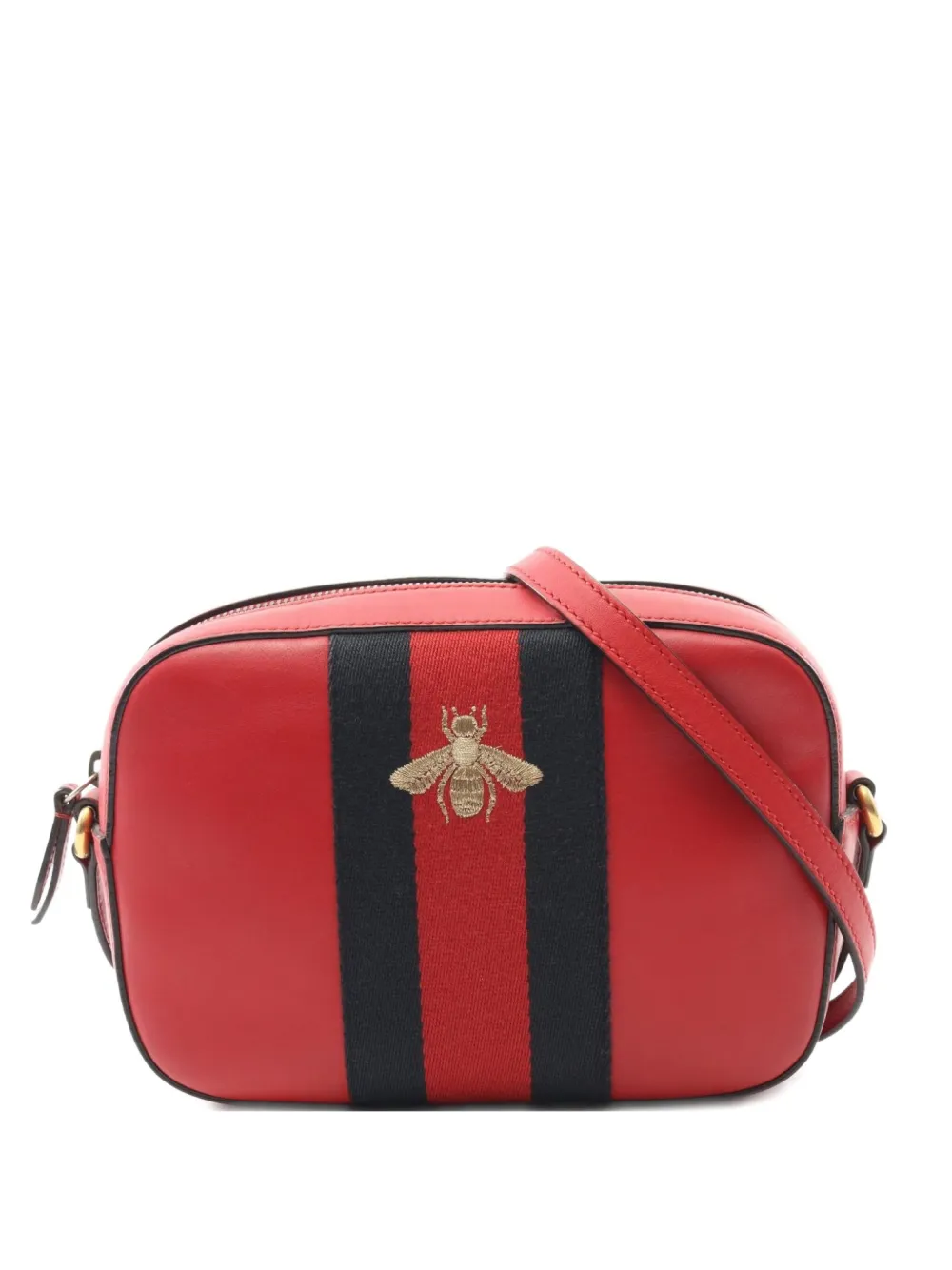 2000s bee stripe shoulder bag