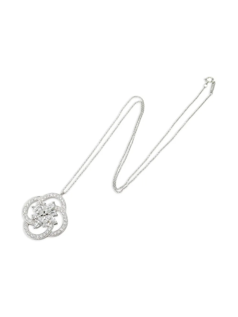 Tiffany & Co. Pre-Owned 2010s Victoria cluster necklace | Silver | Image 1