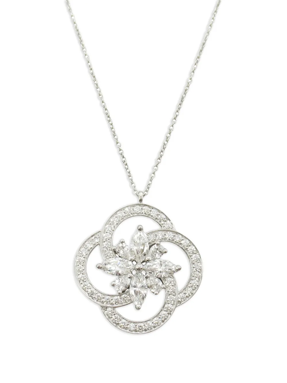 Tiffany & Co. Pre-Owned 2010s Victoria cluster necklace | Image 2