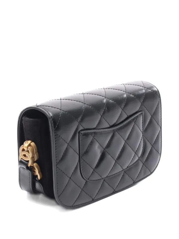CHANEL Pre-Owned 2021 キルティング ベルトバッグ | ブラック