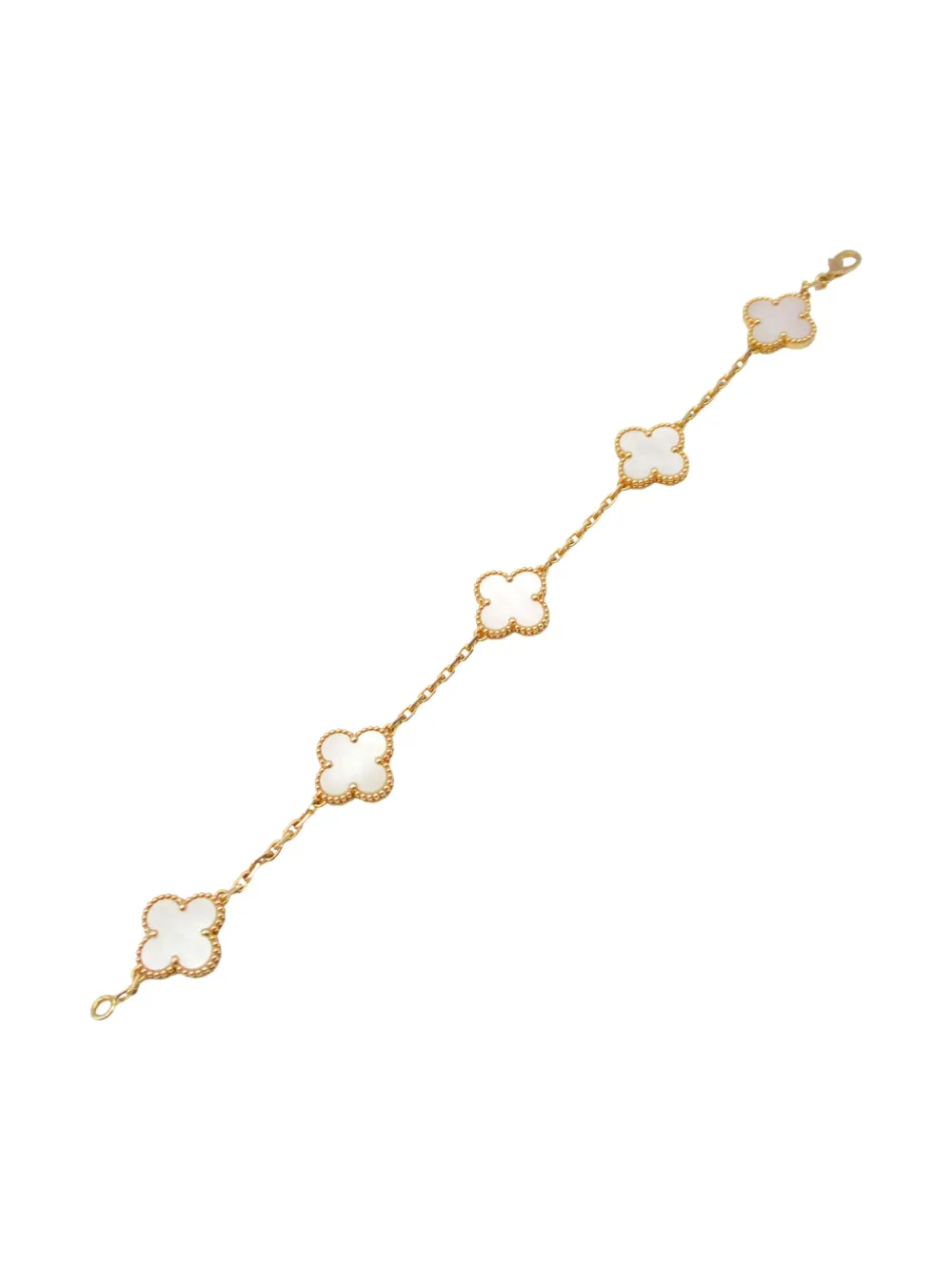 Van Cleef & Arpels 2010s 18K rose gold semi-custom Alhambra Bless 5 motifs bracelet | Image 2