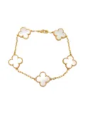 Van Cleef & Arpels 2010s 18K rose gold semi-custom Alhambra Bless 5 motifs bracelet - Pink
