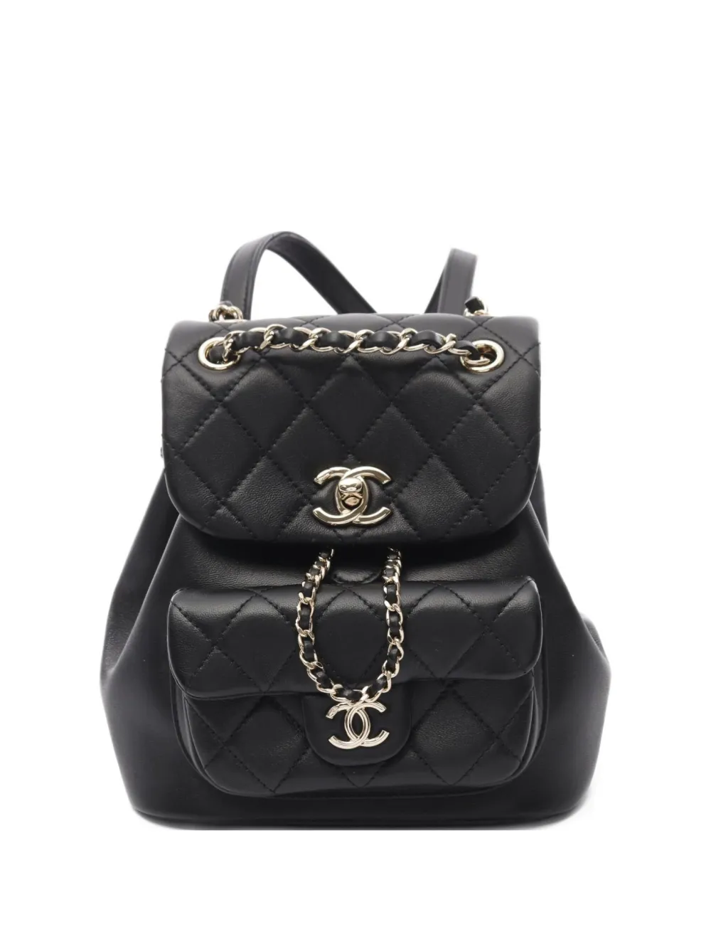 CHANEL Pre-Owned 2021 デュマ バックパック - ブラック CHANEL Pre-Owned 2021 デュマ バックパック - ブラック