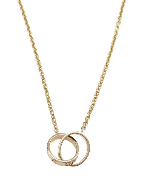 Cartier 2010s 18K rose gold Baby Love necklace