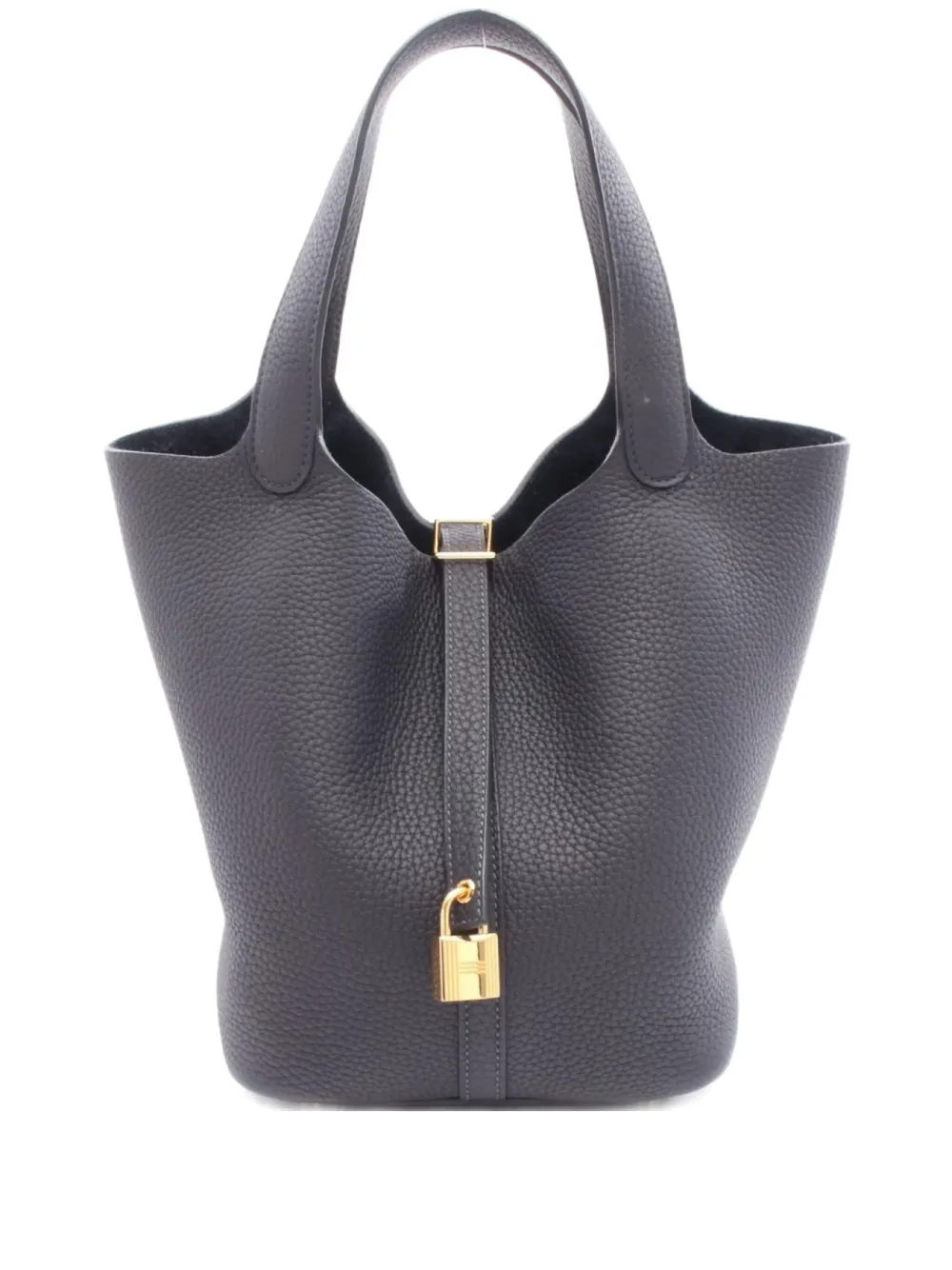 Hermès Pre-Owned 2023 Picotane Lock MM handbag - ブルー Hermès Pre-Owned 2023 Picotane Lock MM handbag - ブルー