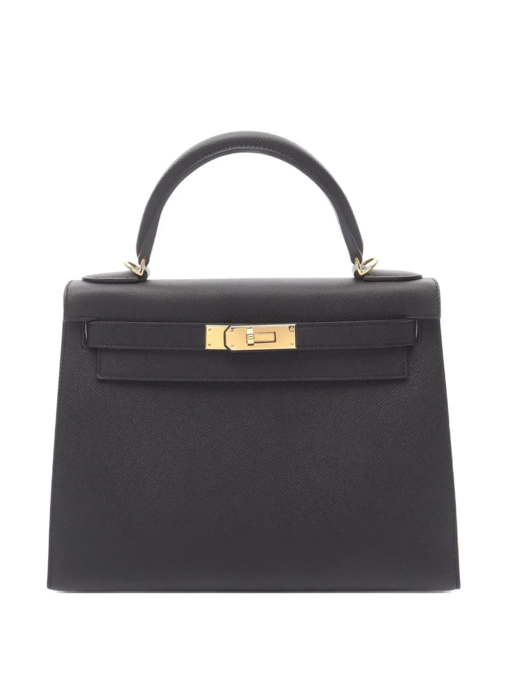 Hermès Pre-Owned 2024 ケリー 28 ハンドバッグ - ブラック Hermès Pre-Owned 2024 ケリー 28 ハンドバッグ - ブラック