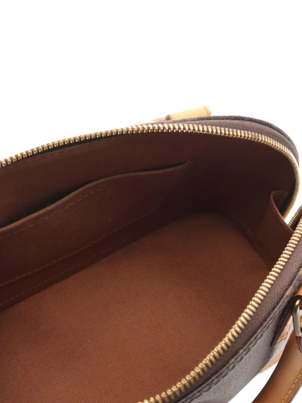 Pre-owned Louis Vuitton 2013 Alma Bb Handbag In Brown