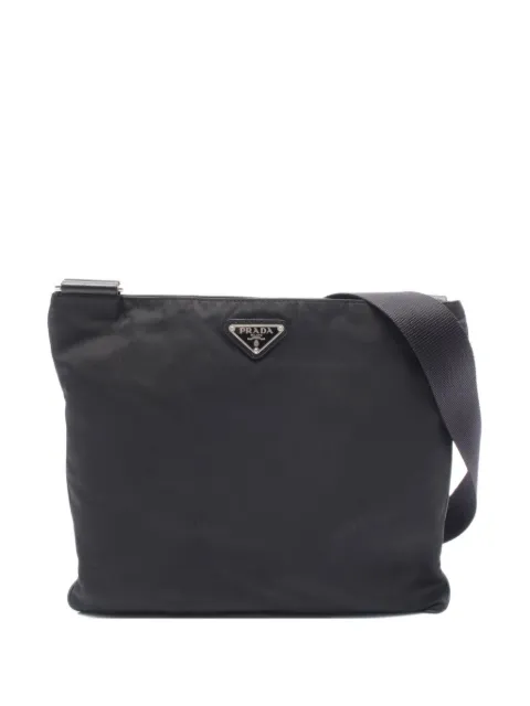 Prada Pre-Owned 2000s triangle-logo shoulder bag