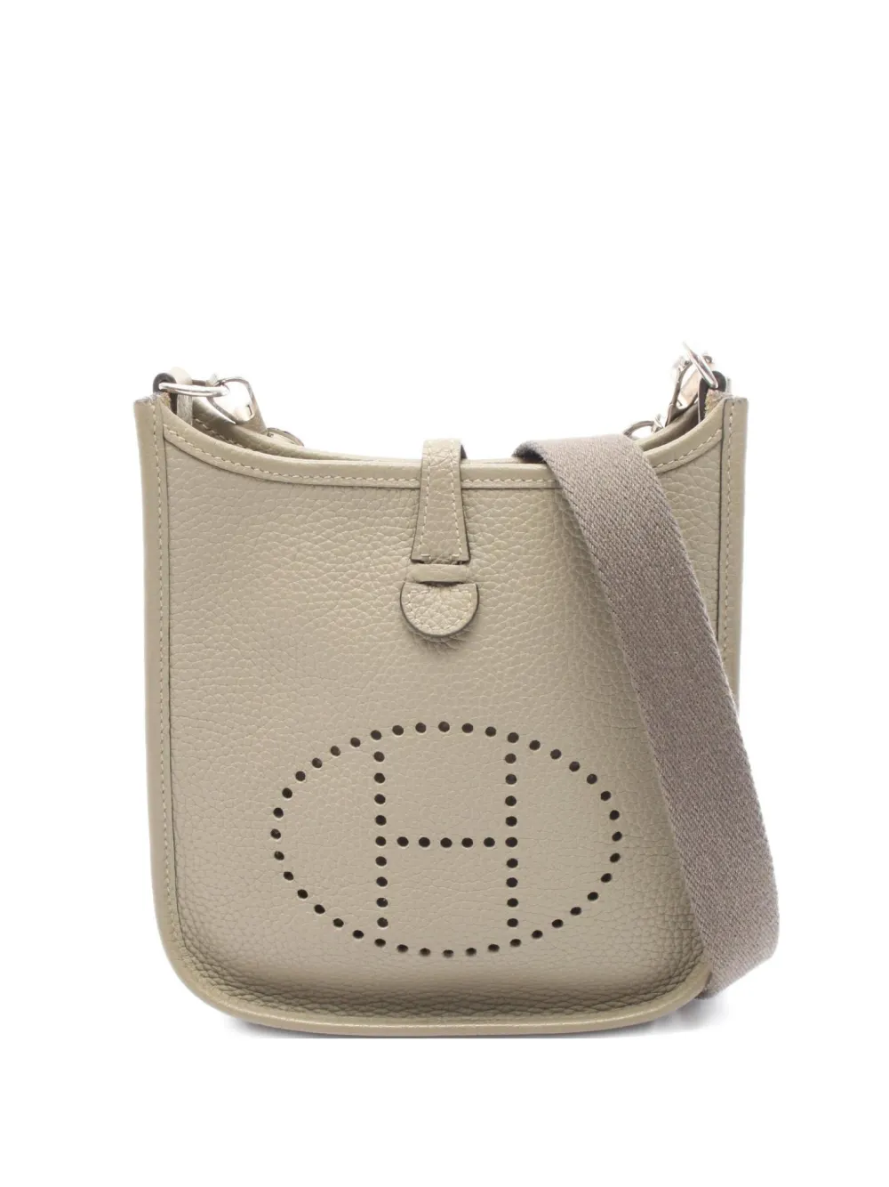 Hermès Pre-Owned 2017 Evelyn PM leather crossbody bag - ニュートラル Hermès Pre-Owned 2017 Evelyn PM leather crossbody bag - ニュートラル