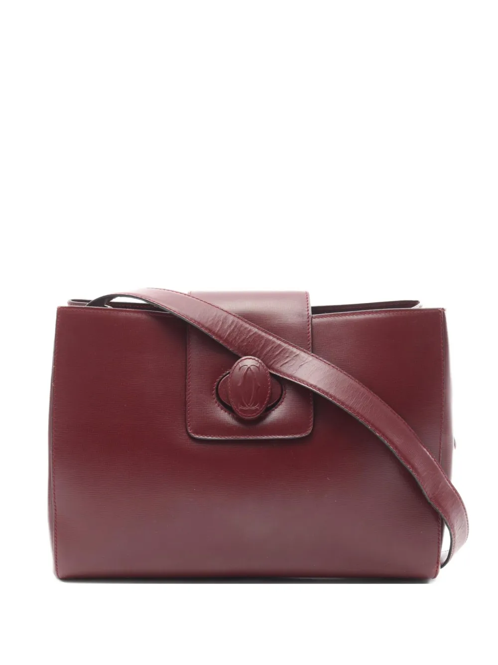 Cartier 2000 leather shoulder bag | Red | Image 1