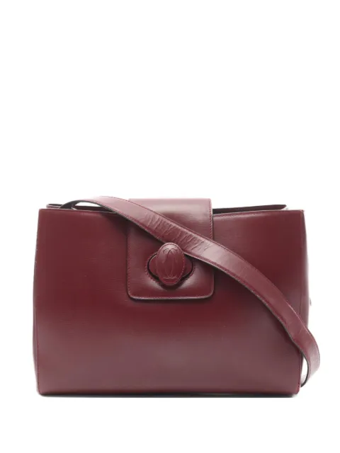 Cartier 2000 leather shoulder bag