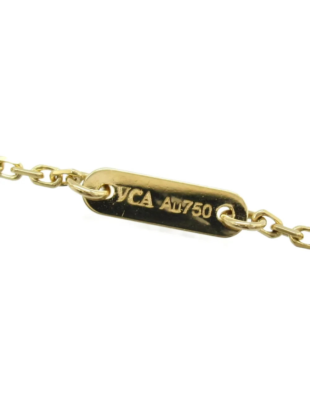 Pre-owned Van Cleef & Arpels 2010s 18k Yellow Gold Frivolmini Diamond Bracelet