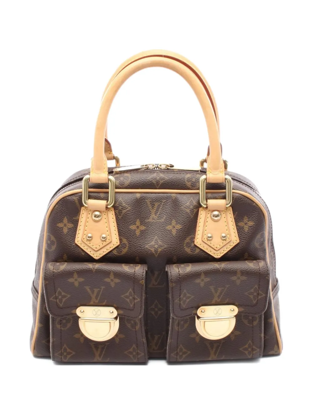 Louis Vuitton Pre-Owned 2008 マンハッタン PM ハンドバッグ - ブラウン Louis Vuitton Pre-Owned 2008 マンハッタン PM ハンドバッグ - ブラウン
