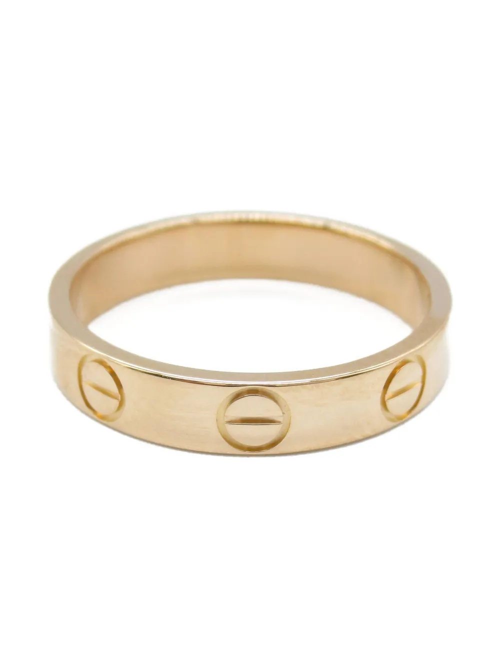 Cartier 2010s ミニ ラブ リング 18Kローズゴールド - ゴールドトーン Cartier 2010s ミニ ラブ リング 18Kローズゴールド - ゴールドトーン
